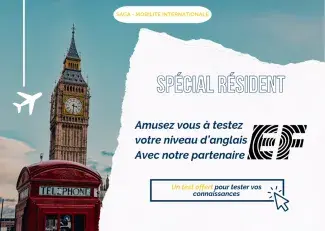 Affiche Test d'anglais EF