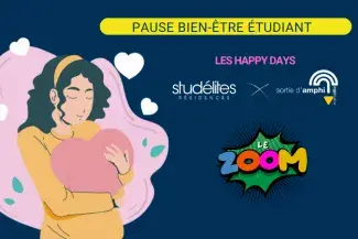 Affiche pause bien-être étudiant