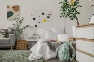 Chambre étudiante décorée et personnalisée 