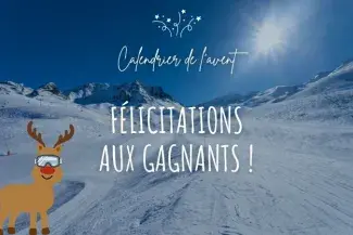 Calendrier gagnants félicitations