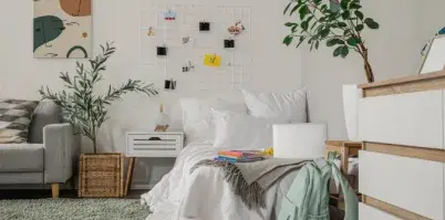 Chambre étudiante décorée et personnalisée 