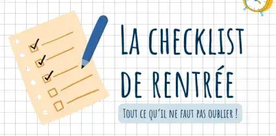 rentrée checklist