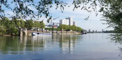vue Seine ville Ivry-sur-Seine