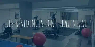 résidence mises au goût du jour - équipements sport laveries